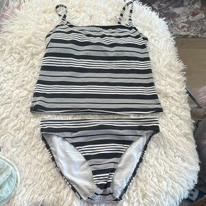 MICHAEL Michael Kors Black & White Bikini (Tankini)